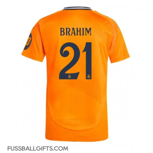 Real Madrid Brahim Diaz #21 Fußballbekleidung Auswärtstrikot 2024-25 Kurzarm